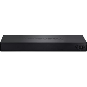 TRENDnet TPE-224WS 28-Port Managed Fast Ethernet PoE+ Switch, 2x shared Gigabit ports (RJ-45 or SFP), rack mountable